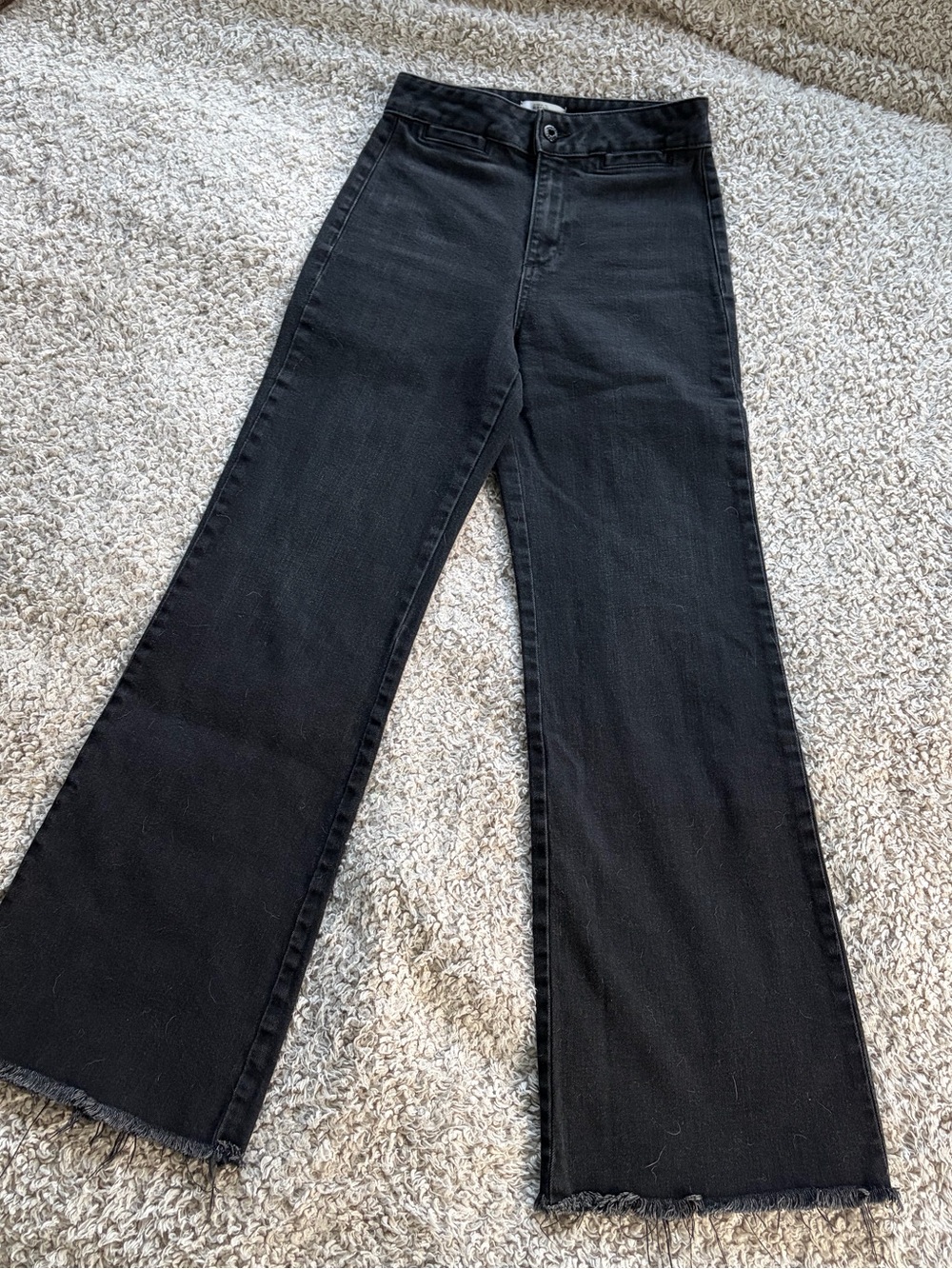 ASKK NY Brighton Crop Jeans 25 Black Resin